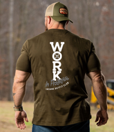 WORKIN PROGRESS TEE (OLIVE-REG)