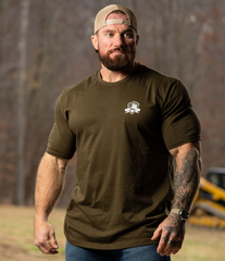 WORKIN PROGRESS TEE (OLIVE-REG)