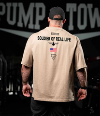 INSANE CORP TEE (BEIGE-PC/CTN) (OSFT)