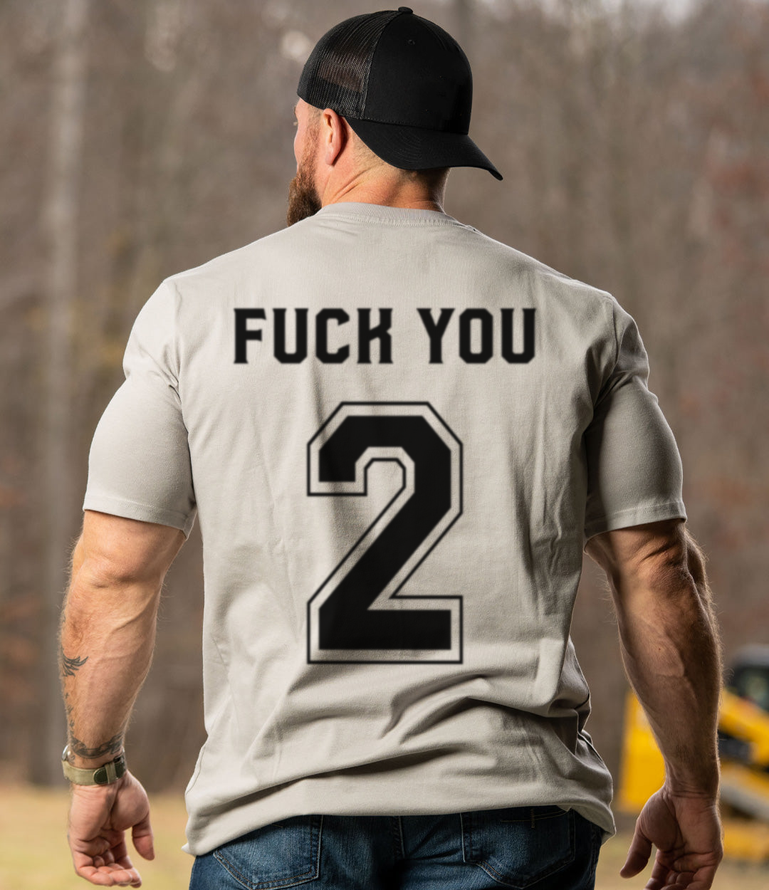 YOU 2 TEE (LIGHT GREY-REG)