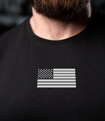 HERE TO WORK TEE (BLK-REG)