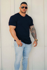 Powerlifters tee (Airforce blue)