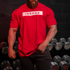 Never Give up tee (RED-OS)