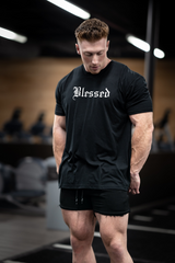 BLESSED TEE (BLK/REG-LYCRA)