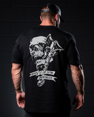VICTIM MENTALITY TEE (BLK-OSFT)