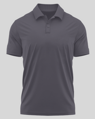 STEEL GREY PREMIUM COTTON POLO
